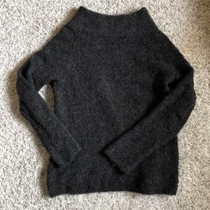 Anthropologie Moth Oversize Mock Neck Sweater